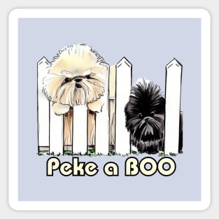 Peke-a-BOO Pekingese Sticker